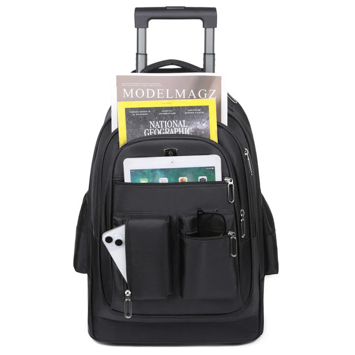 Large Capacity Travel Rolling Backpack Luggage with Wheels