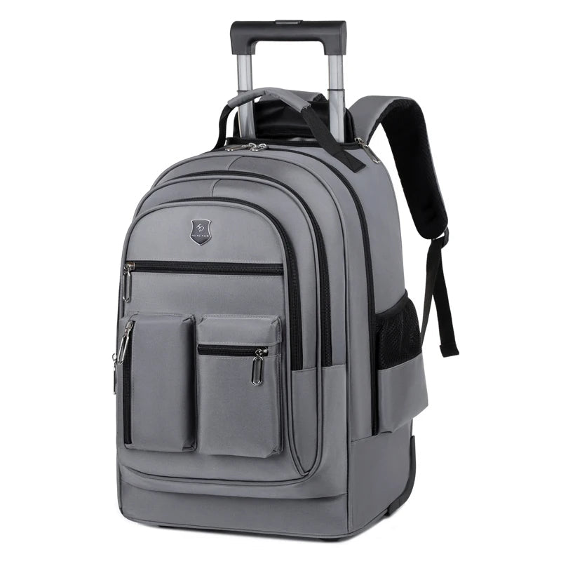 Large Capacity Travel Rolling Backpack Luggage with Wheels