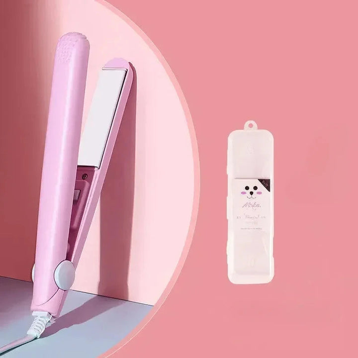 Compact Mini Hair Curler & Travel Flat Iron