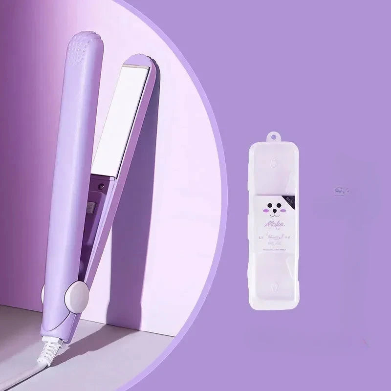 Compact Mini Hair Curler & Travel Flat Iron