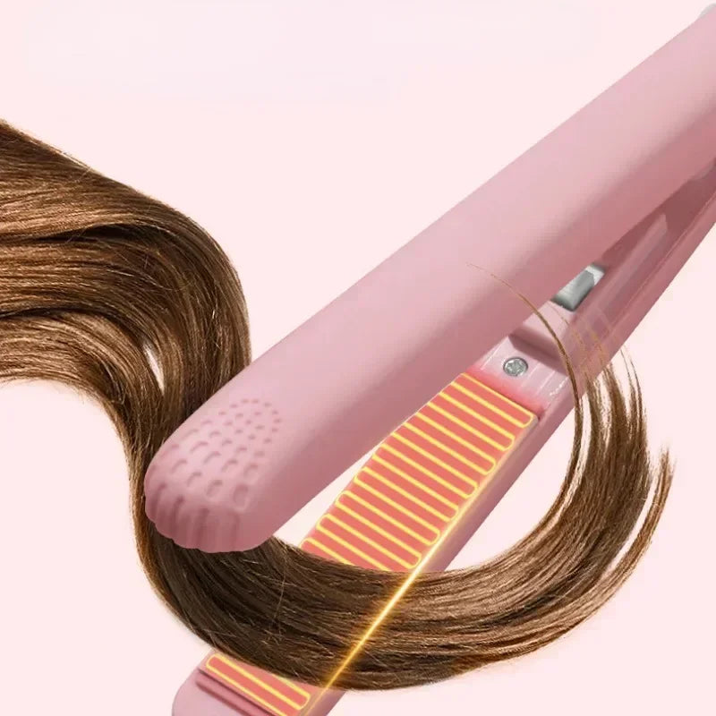 Compact Mini Hair Curler & Travel Flat Iron
