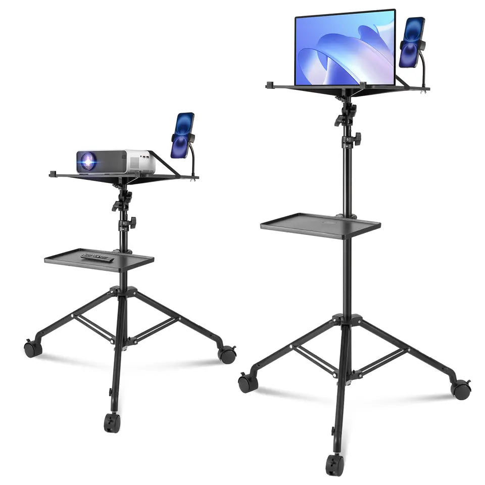Adjustable Universal Projector Tripod Stand for Laptop, Camera & Streaming