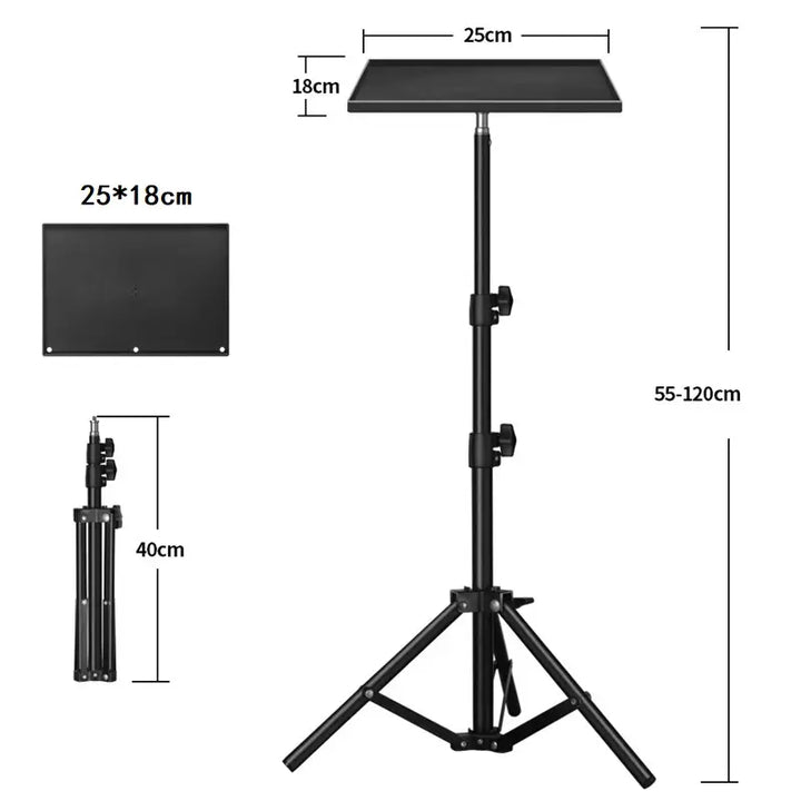 Adjustable Universal Projector Tripod Stand for Laptop, Camera & Streaming