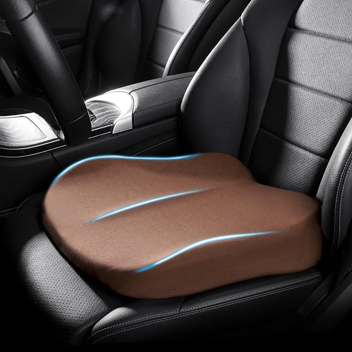 Adult Car Booster Seat | Ergonomic Memory Foam Car Cushion for Comfort
