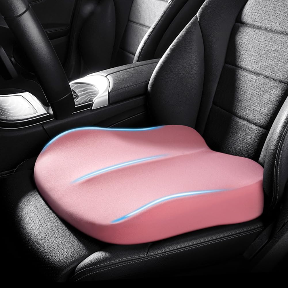 Adult Car Booster Seat | Ergonomic Memory Foam Car Cushion for Comfort