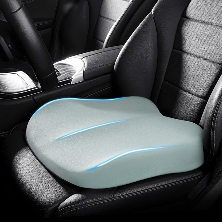 Adult Car Booster Seat | Ergonomic Memory Foam Car Cushion for Comfort