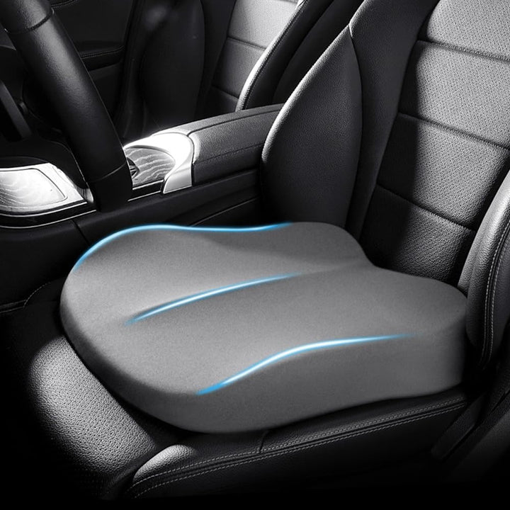 Adult Car Booster Seat | Ergonomic Memory Foam Car Cushion for Comfort
