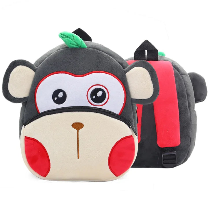 Kids Character Backpack with Plush Cotton Design | Cute Character Bookbag for School, Travel & Everyday Use