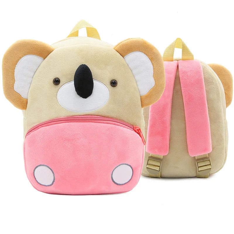 Kids Character Backpack with Plush Cotton Design | Cute Character Bookbag for School, Travel & Everyday Use