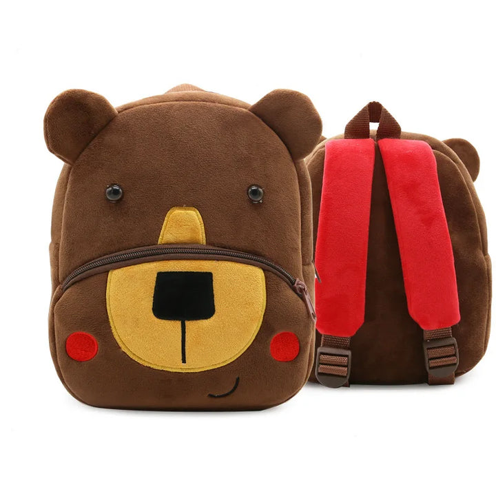 Kids Character Backpack with Plush Cotton Design | Cute Character Bookbag for School, Travel & Everyday Use