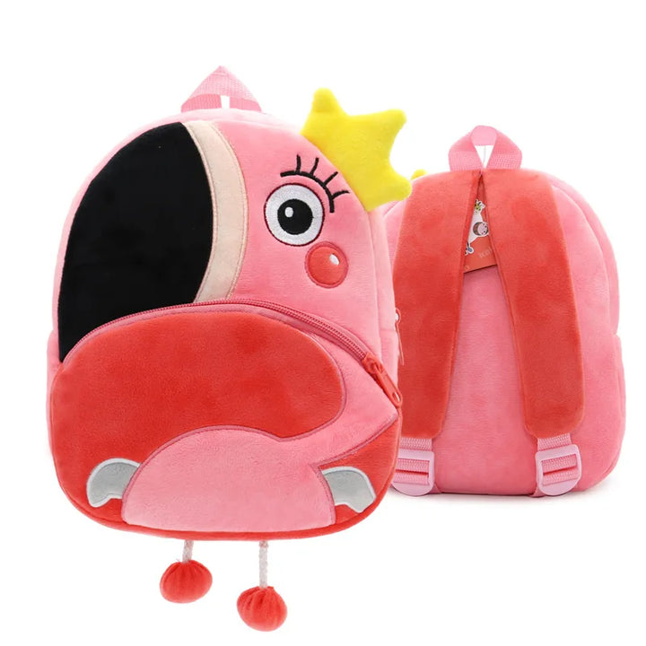 Kids Character Backpack with Plush Cotton Design | Cute Character Bookbag for School, Travel & Everyday Use