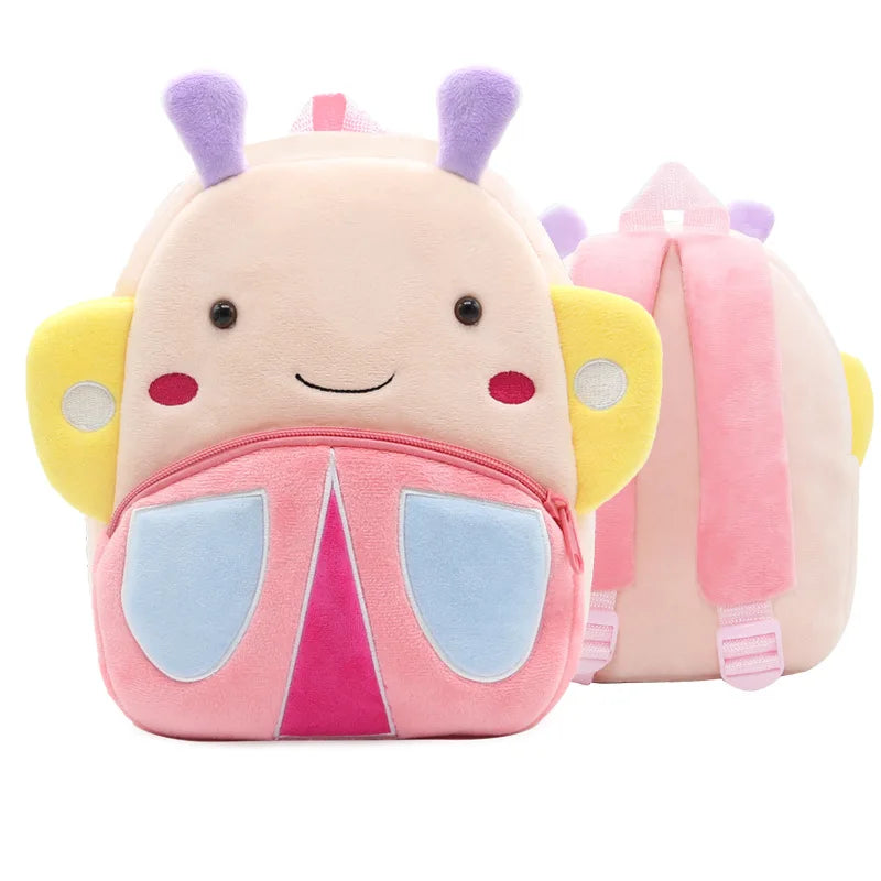 Kids Character Backpack with Plush Cotton Design | Cute Character Bookbag for School, Travel & Everyday Use