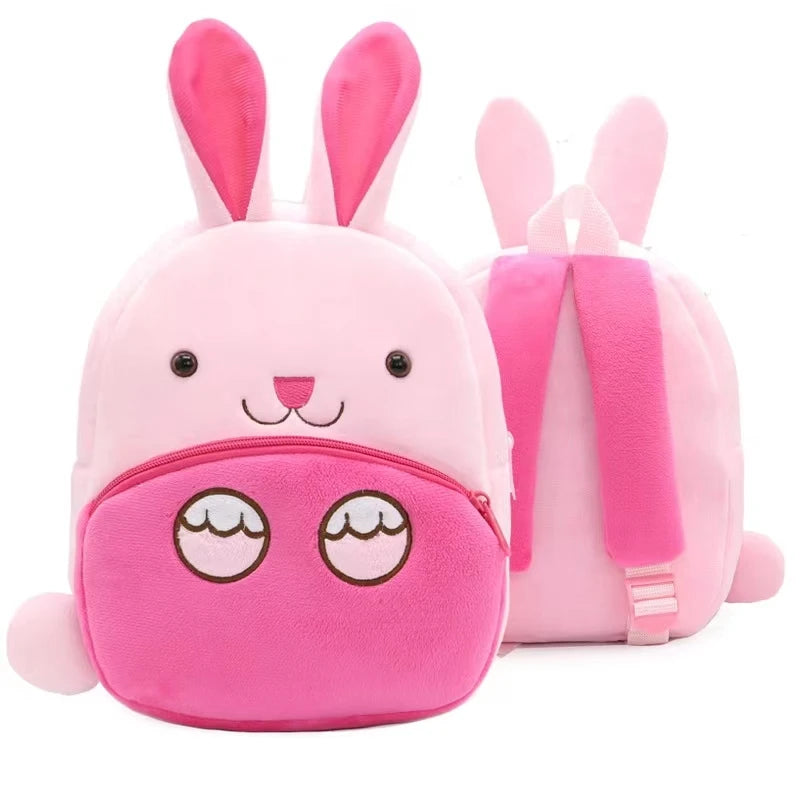 Kids Character Backpack with Plush Cotton Design | Cute Character Bookbag for School, Travel & Everyday Use