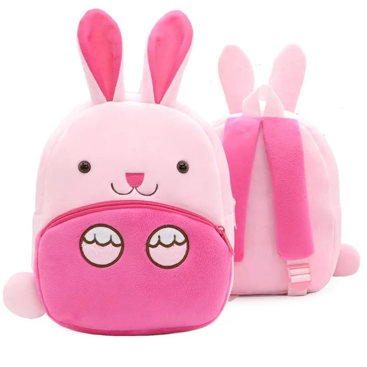 Kids Character Backpack with Plush Cotton Design | Cute Character Bookbag for School, Travel & Everyday Use