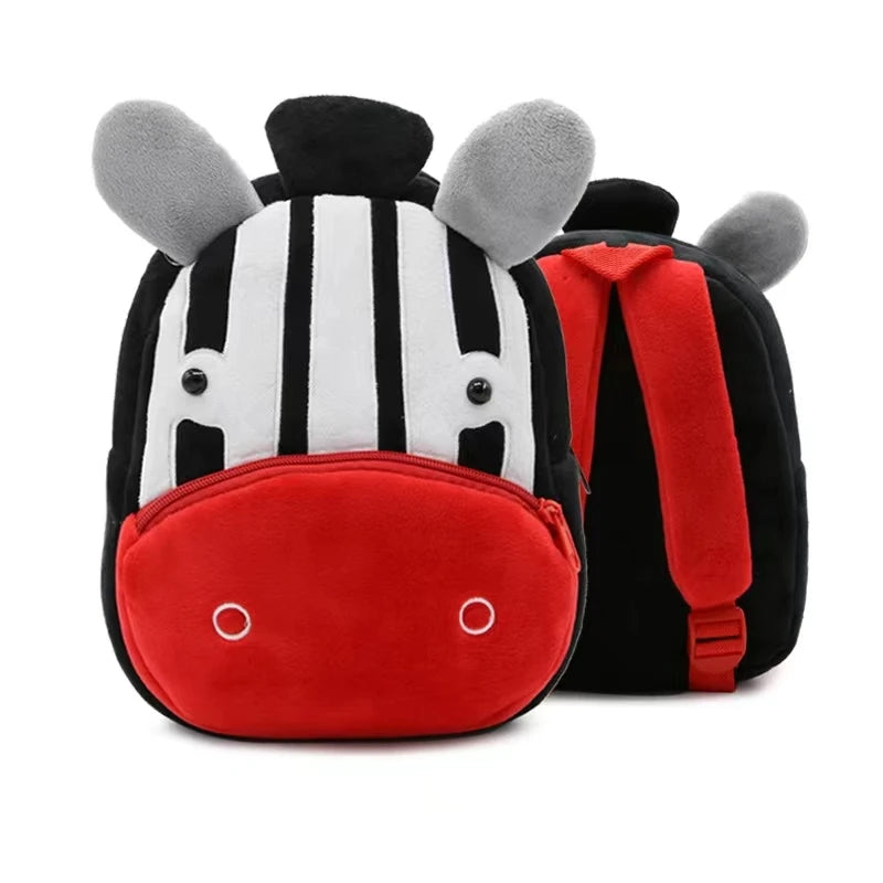 Kids Character Backpack with Plush Cotton Design | Cute Character Bookbag for School, Travel & Everyday Use