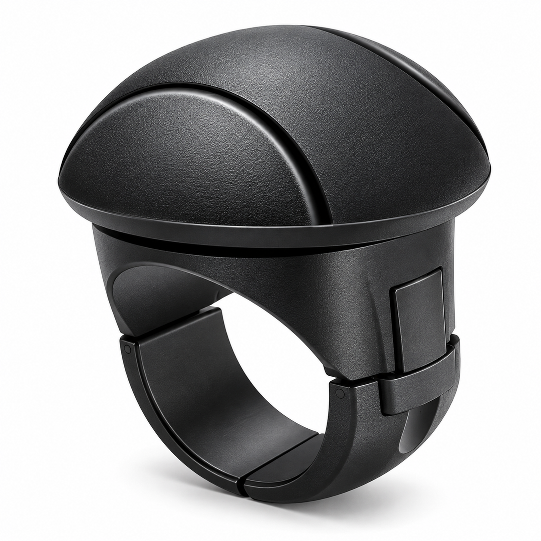 Easy-Grip Silicone Steering Wheel Knob | 360° Rotation with Metal Bearing & Non-Slip Grip