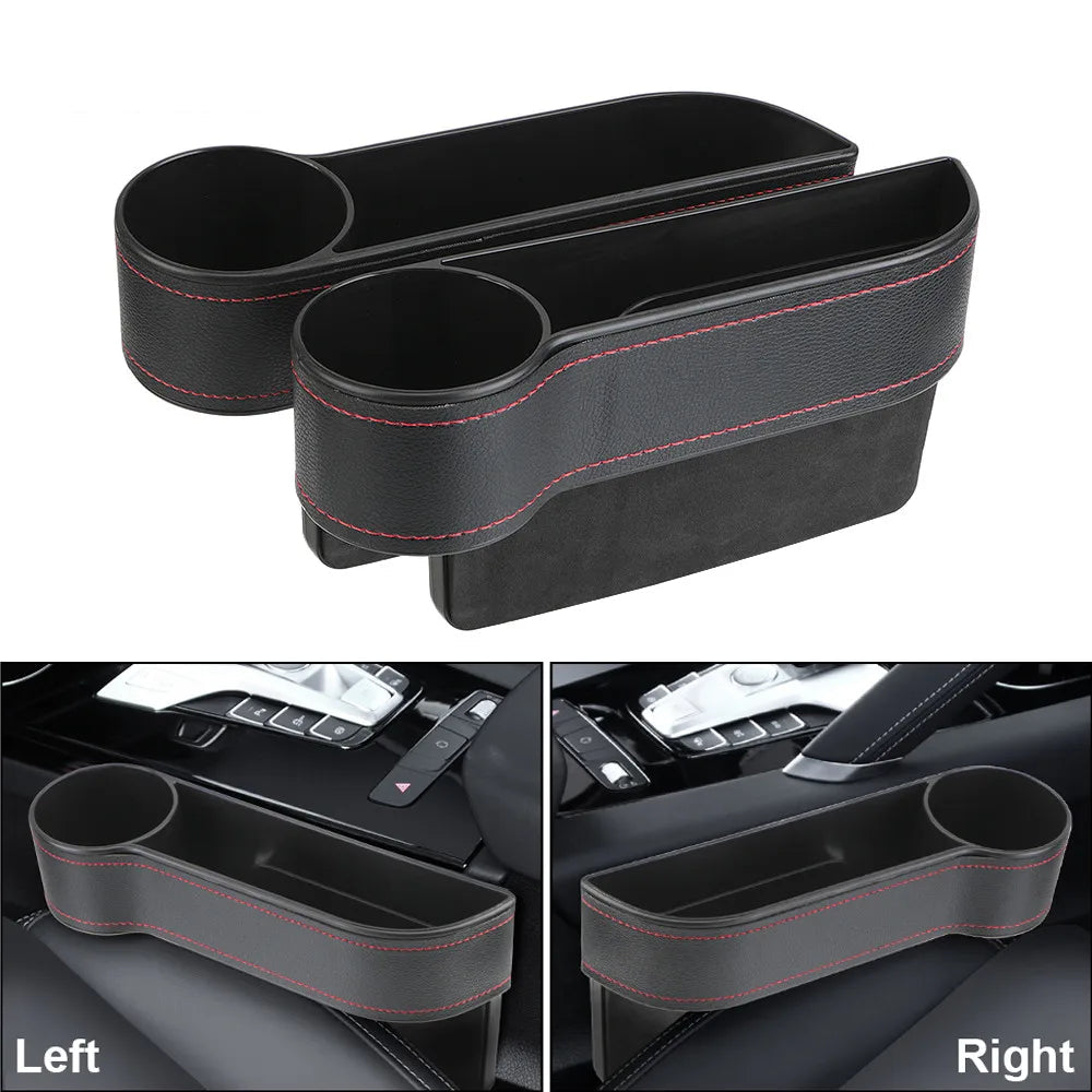 Car Seat Gap Filler with Phone Holder & Charging Hole