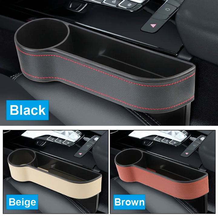 Car Seat Gap Filler with Phone Holder & Charging Hole