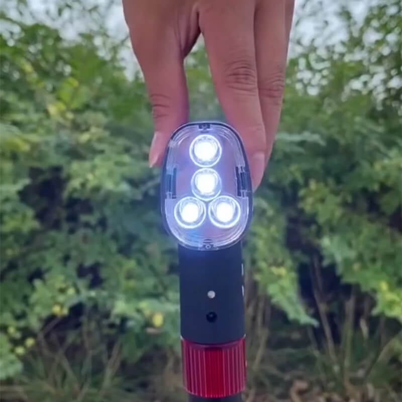 Smart Quad Cane with Fall Alarm & LED Light