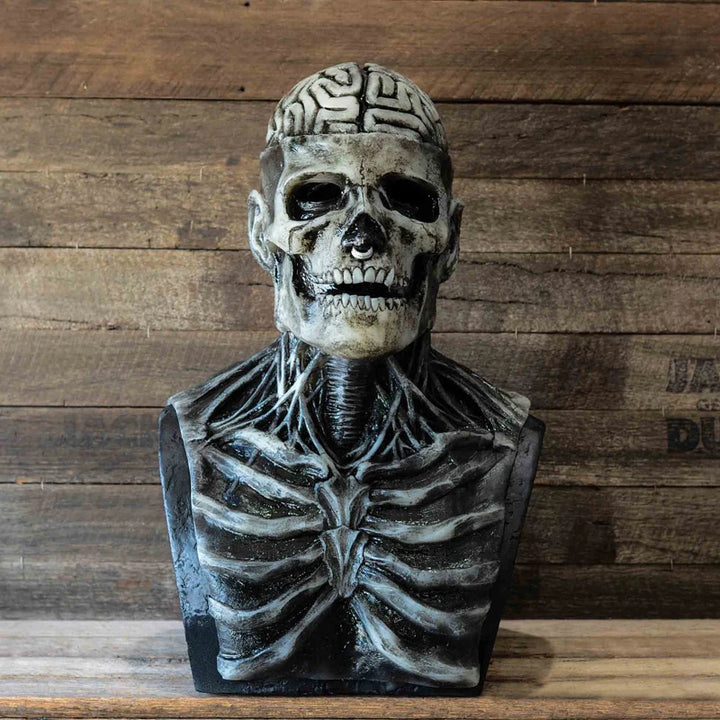Latex Skeleton Mask | Full Face Horror Skull Mask for Halloween Cosplay & Costume Parties