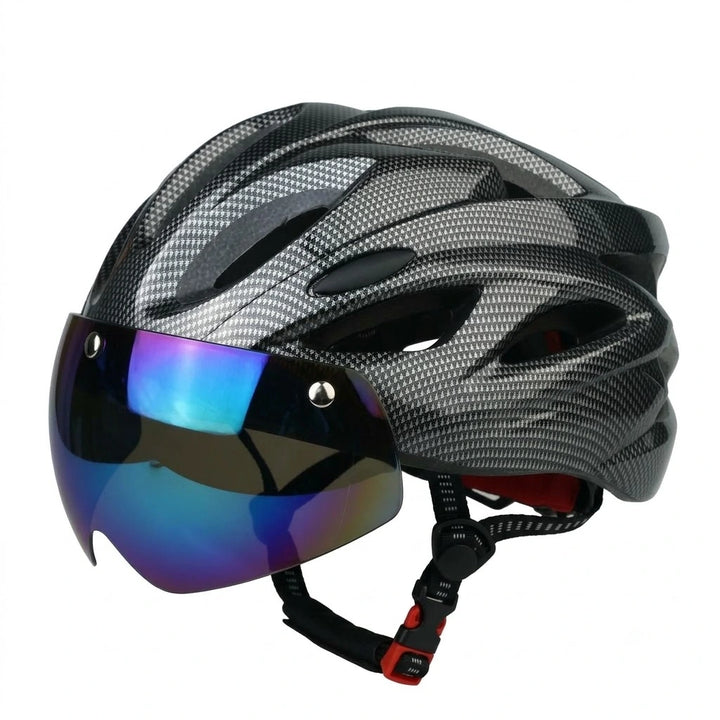 Bicycle Helmet | Lightweight EPS Bike Helmet with Magnetic Goggles Lens | Adult Cycling