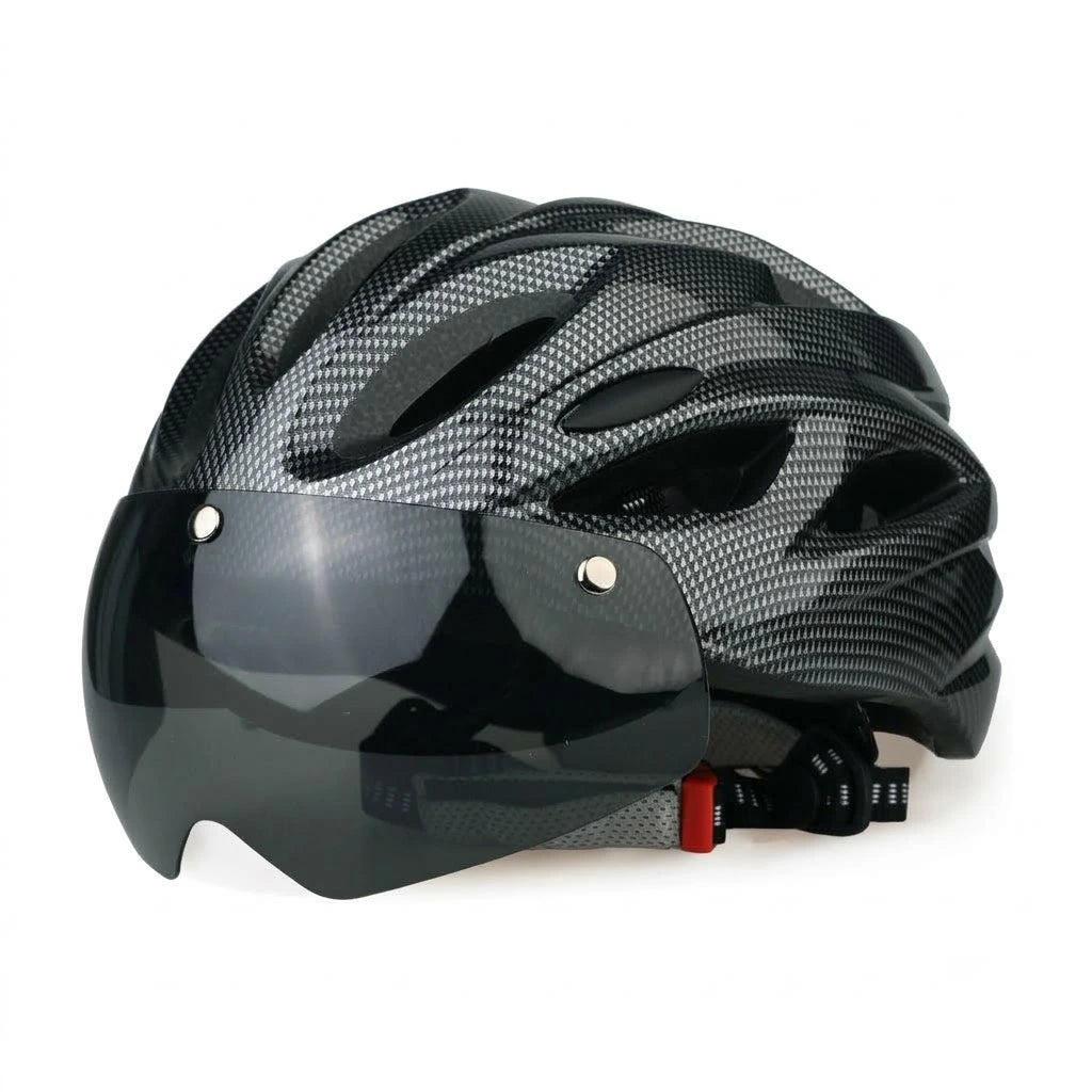 Bicycle Helmet | Lightweight EPS Bike Helmet with Magnetic Goggles Lens | Adult Cycling