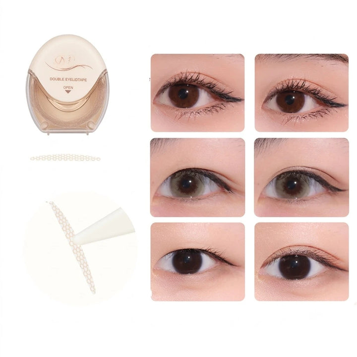 Eyelid Tape for Hooded Eyes | Invisible Double Eyelid Stickers | Natural Eye Lift