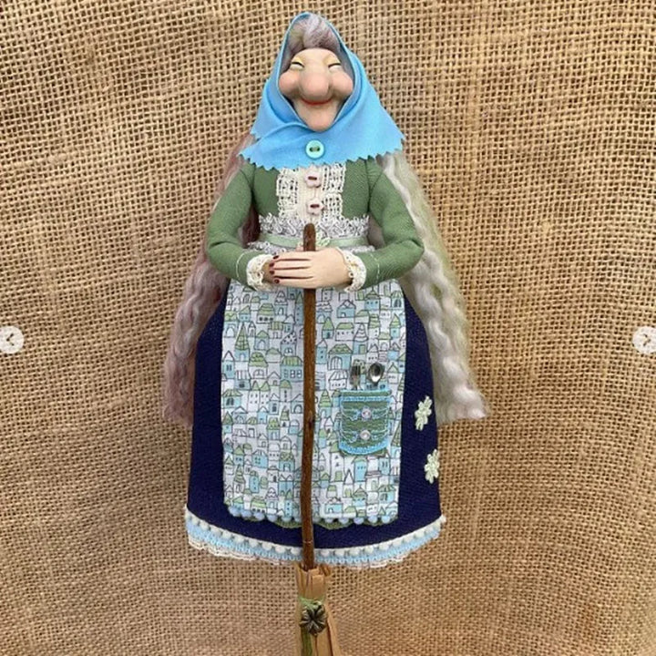 Kitchen Witch Doll | Handmade Resin Kitchen Witch Figure | Whimsical Home Decor