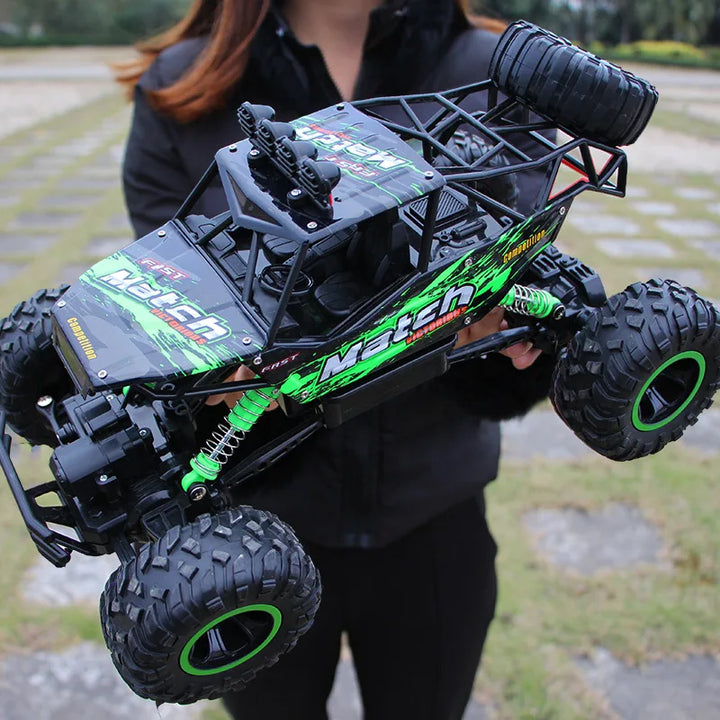 RC Rock Crawler | Remote Control Rock Crawler RC Car | 4WD Off-Road Climbing Vehicle for Outdoor Adventure & All-Terrain Driving