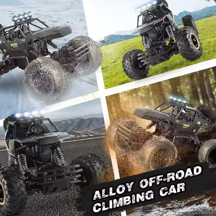 RC Rock Crawler | Remote Control Rock Crawler RC Car | 4WD Off-Road Climbing Vehicle for Outdoor Adventure & All-Terrain Driving